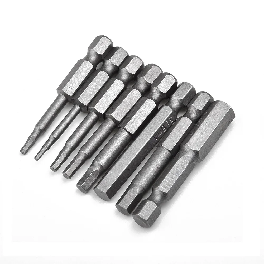 

Magnetic Hexagon Screwdriver Bit Alloy Steel 1/4 Inch Hex Shank Screw Driver H1.5-H8 Impact Wrenches And Electric Screwdrivers