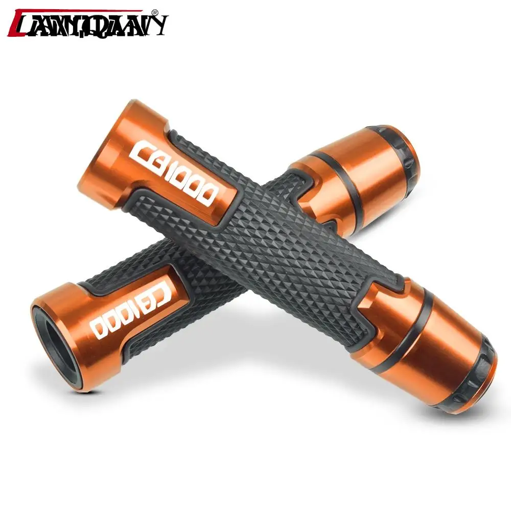 

7/8'' Motorcycle Aluminum Plastic Handle Grips With Logo For HONDA CBF1000 CBF 1000 2006 2007 2008 2009 2010 2011 2012 2013