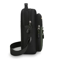 Sac à bandoulière simple pour hommes, sac de rangement de grande capacité, sacs à bandoulière multi-poches à la mode pour affaires 3