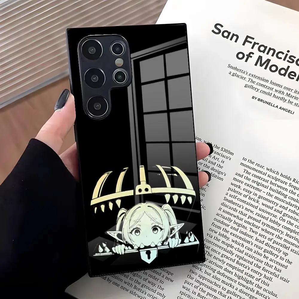 Hot Japan Anime Comics Frieren Glass Phone Case