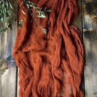 Gauze Table Runner Burlap Semi-Sheer Cheesecloth Table Setting Dining Rustic Country Wedding Birthday Decor Boho Table Linens 5