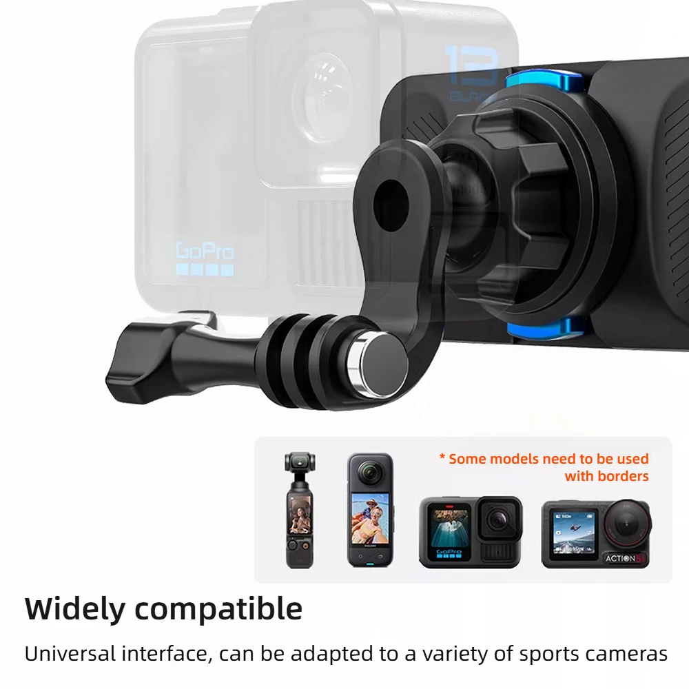 DJI Action 5 Gopro13 스포츠 카메라 액세서리 용 마그네틱 퀵 릴리스 배낭 클립 숄더 백 홀더 가슴 고정 브래킷