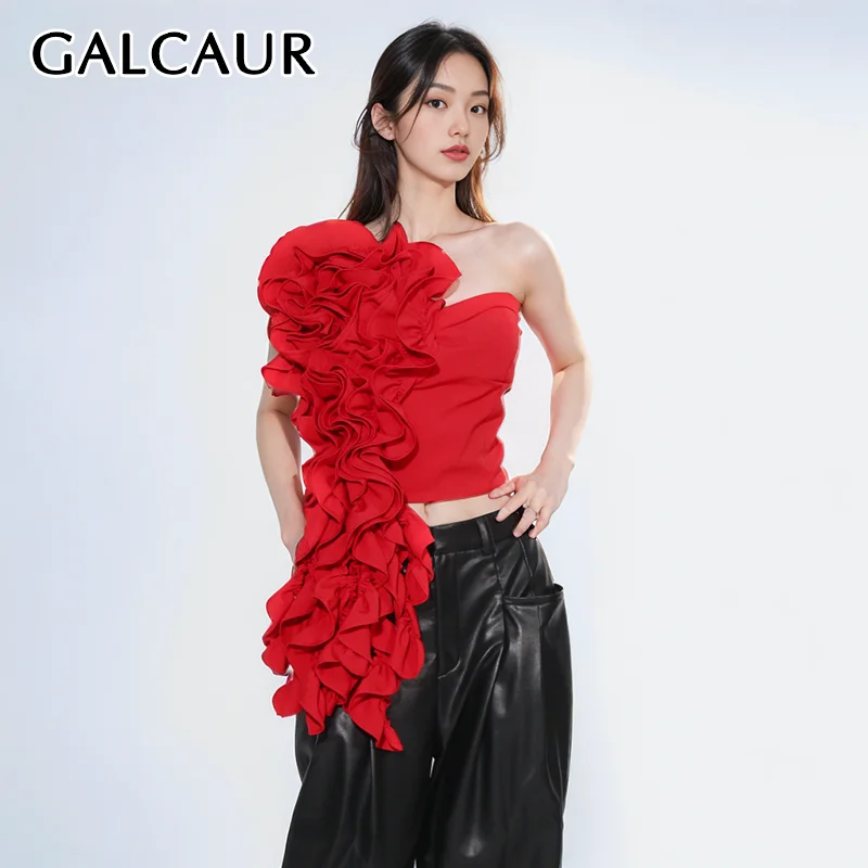 

GALCAUR Приталенный жилет на молнии, женский жилет с аппликацией в стиле пэчворк, летняя одежда, Новинка