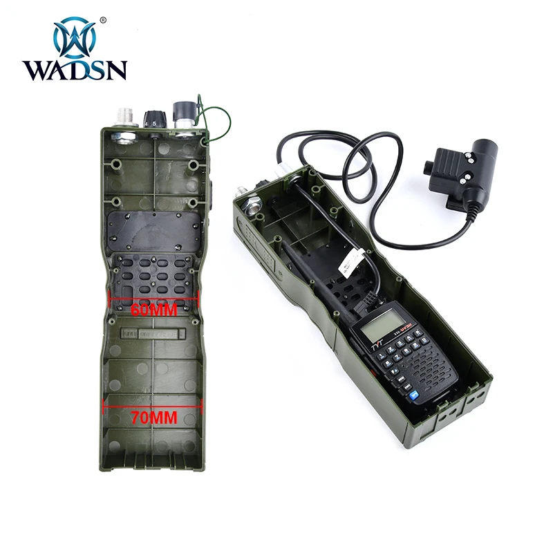 WADSN Tactical Military Softair Army Radio PRC-148 PRC 152 Dummy Radio Case Antenna Package Talkie Walkie PRC 148 PRC152 Cosplay 5