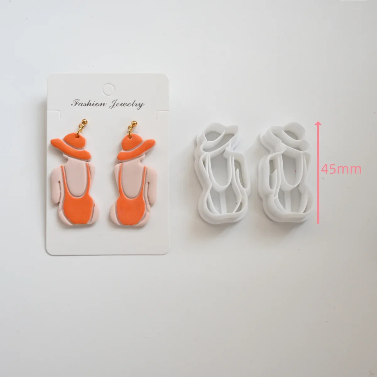 Swimsuit/ Hat/ Mermaid/ Fishtail Polymer Clay Cutter Clay Tool Diy Earring Pendant Jewelry Molding Cutting Mold Ceramic Tool