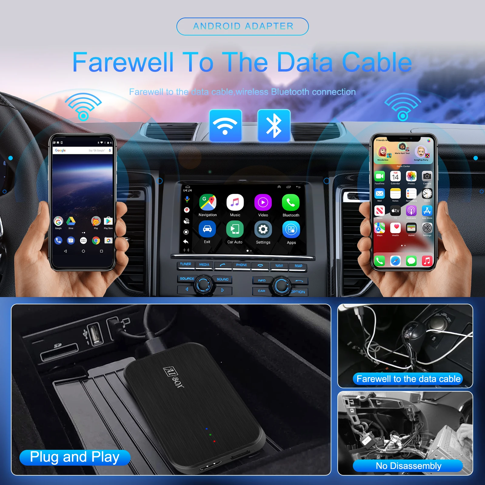 AMPrime ī÷ Ai ڽ, ƿ , , ȥ, Ÿ, VW, OEM ڵ, , ȵ̵ 10,  ī÷ ̴ ڽ, 2G + 32GB