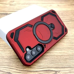 Shockproof Armor Case with Magsafe Cover - Ultimate Protection - Galaxy S23 Ultra (Red)