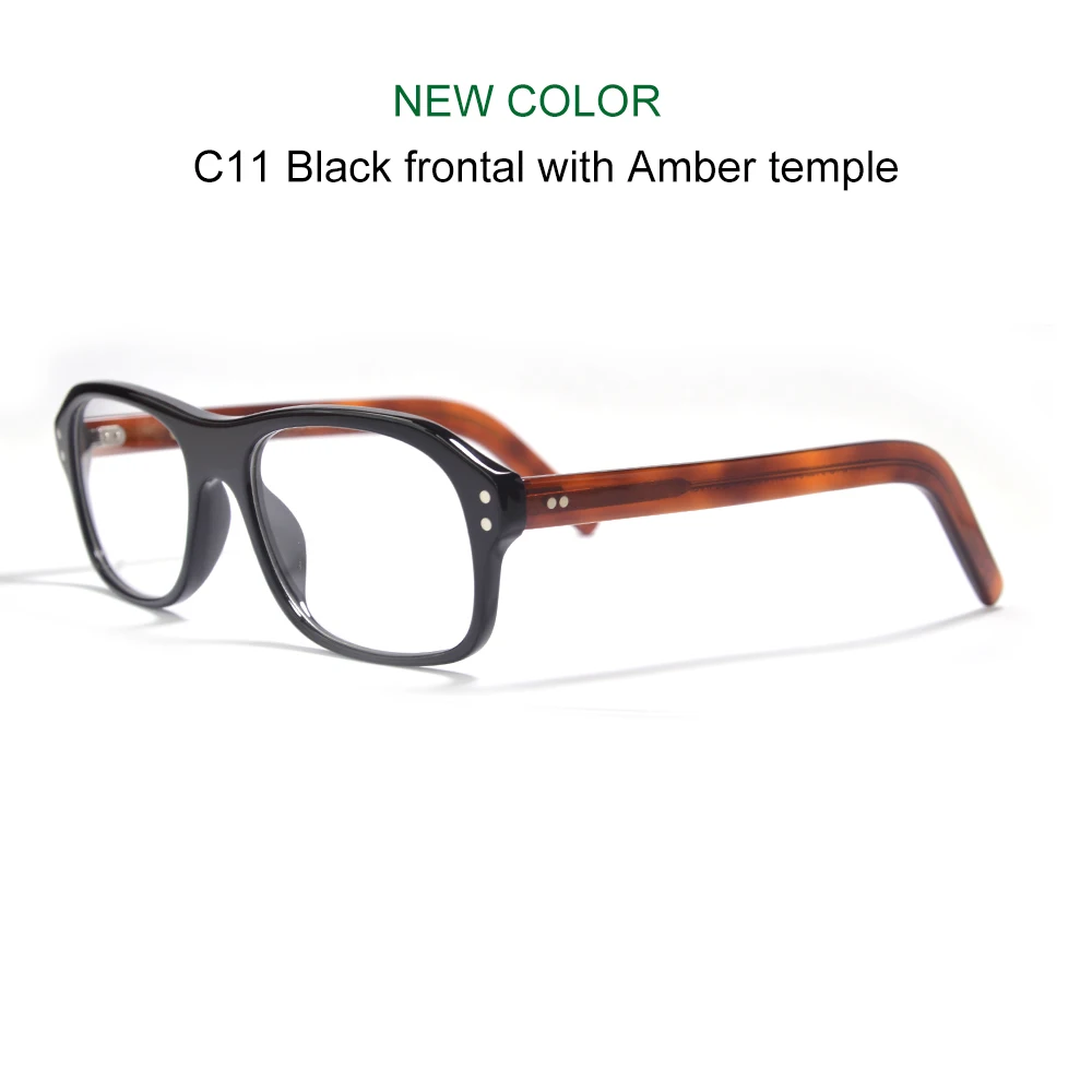 Kingsman Glasses Replica キングスマン 眼鏡 メガネ 黒 ブラック 黒 - Main Image