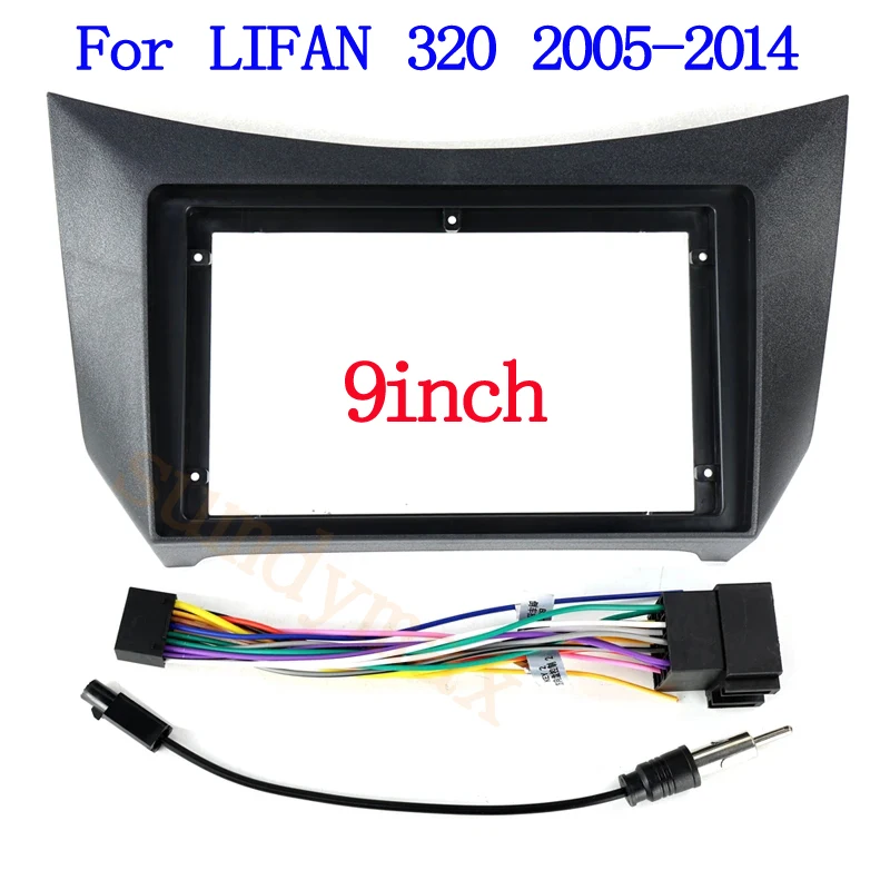 

Автомобильный радиоприемник 2 Din, кабель Fascia Для LIFAN 320 2005-2014, рамка для DVD, стереопанель, комплект для крепления приборной панели, облицовка для лица