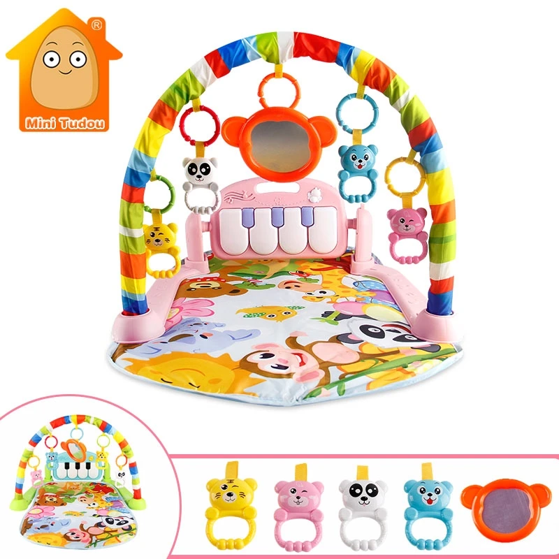 Baby Play Music Mat Carpet Toys Kid Crawling Play Mat Game Develop with Piano Keyboard Infant Rug Early Education Rack Toy