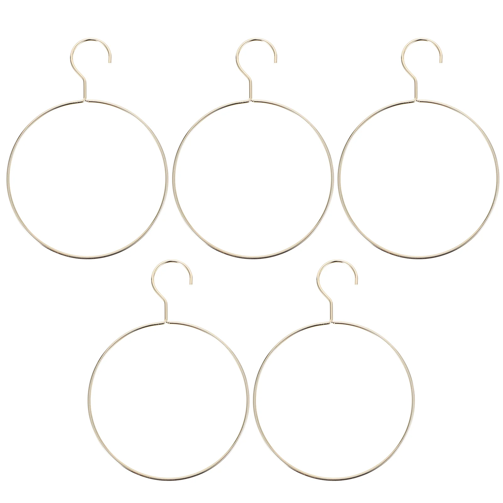 

5 Pcs Fashion Hangers Clothes Hanging Racks Rings Belt Wardrobe Home Bride Towel