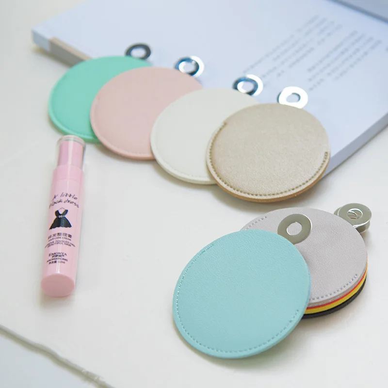 PortableMiniStainlessSteelUnbreakableMakeupPocketMirrorCosmetic