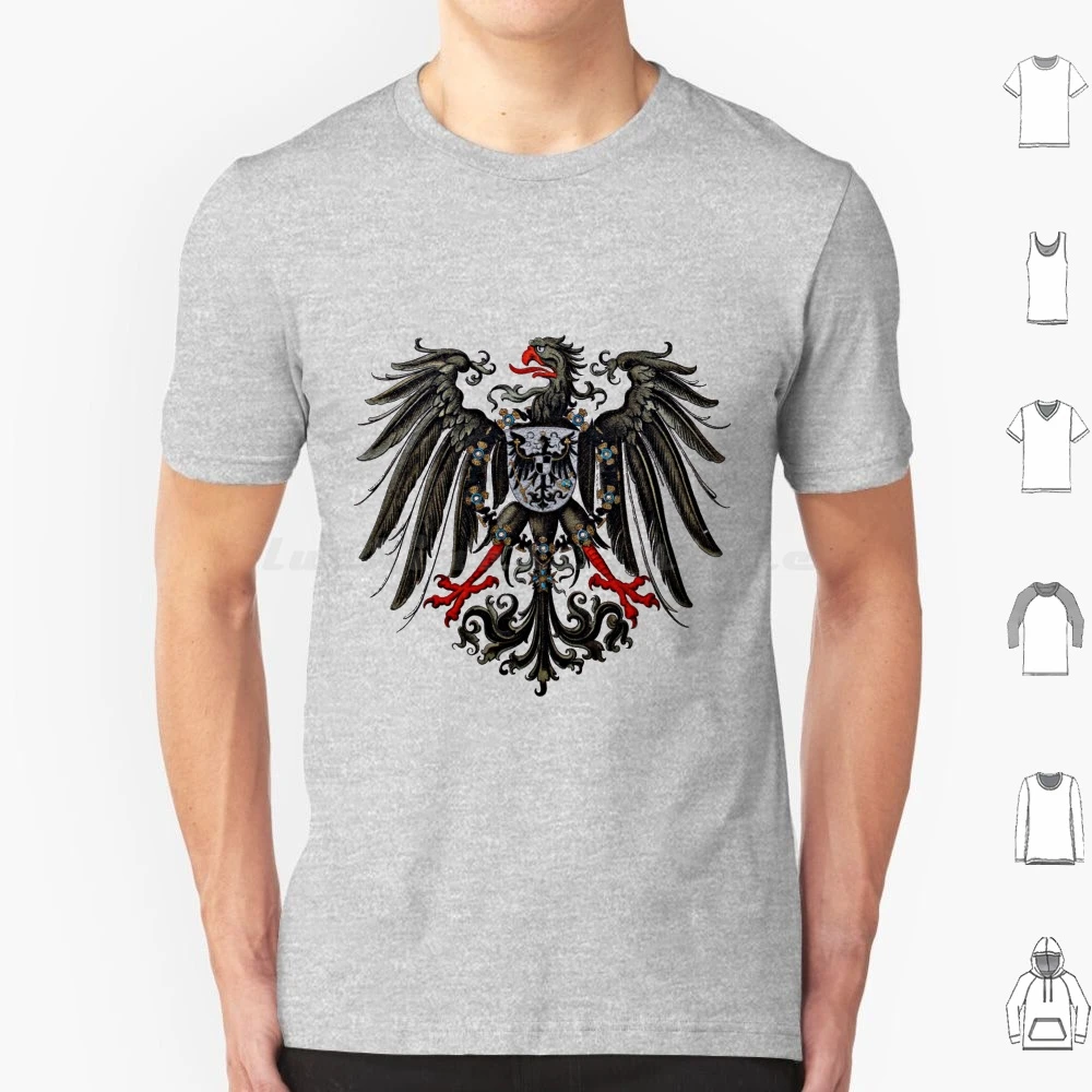 Camiseta de algodón de águila Imperial alemana, camisa fresca de Alemania,  Imperio Romano sagrado del Oeste, gran imperio Imperial, pájaro, bestia,  fantasía, 6Xl| | - AliExpress