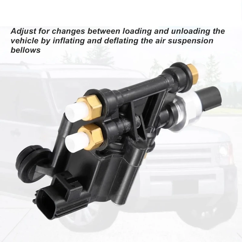 Air Suspension Solenoid Valves Block Replacement Fit for LR3 RVH000046 RVH000045 RVH500070 Enhancing Vehicle Control