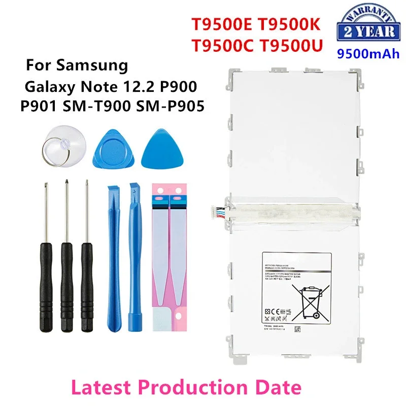 

Новый планшет T9500E T9500K T9500C T9500U аккумулятор 9500 мАч для Samsung Galaxy Note 12,2 P900 P901 P905 T900 P900 + Инструменты