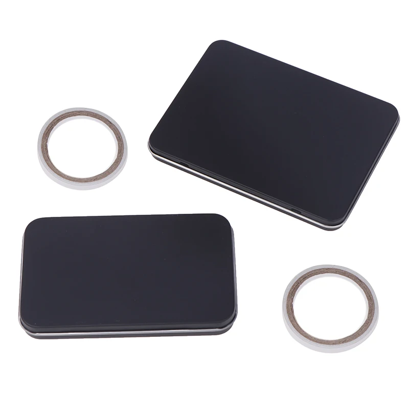 휴대용 빈 수채화 주석 상자 36/40 그리드, 미니 수채화 페인트 팔레트, 여행 그림 페인트 트레이, 미술 용품, 1 개