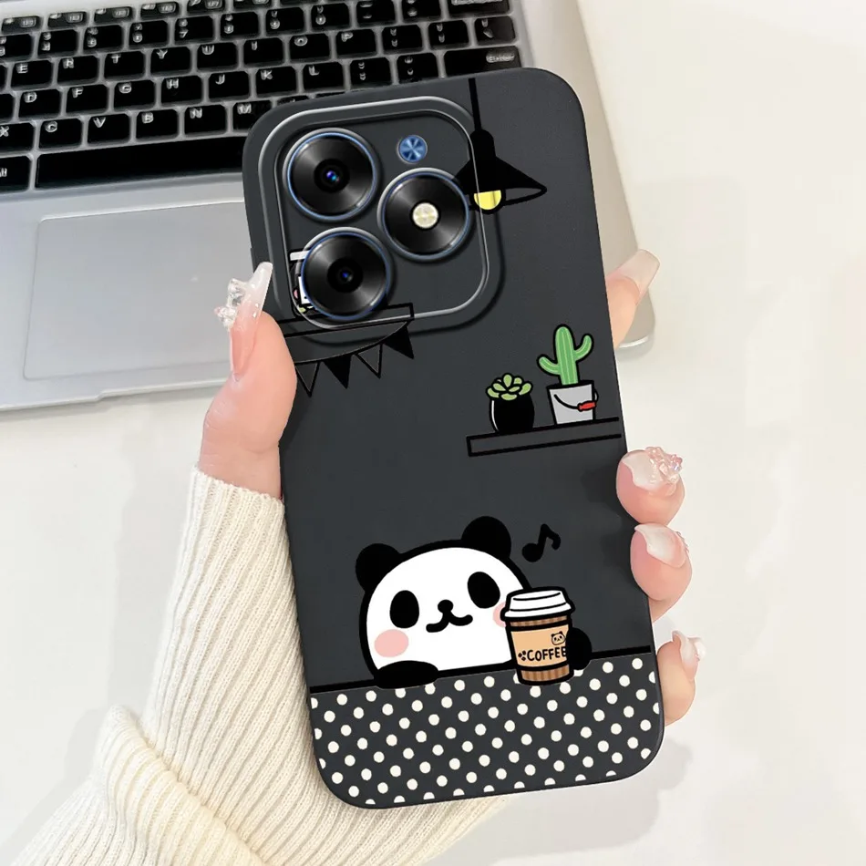 Elegant Printing Soft Silicone Lens Protective Cover Phone Case
