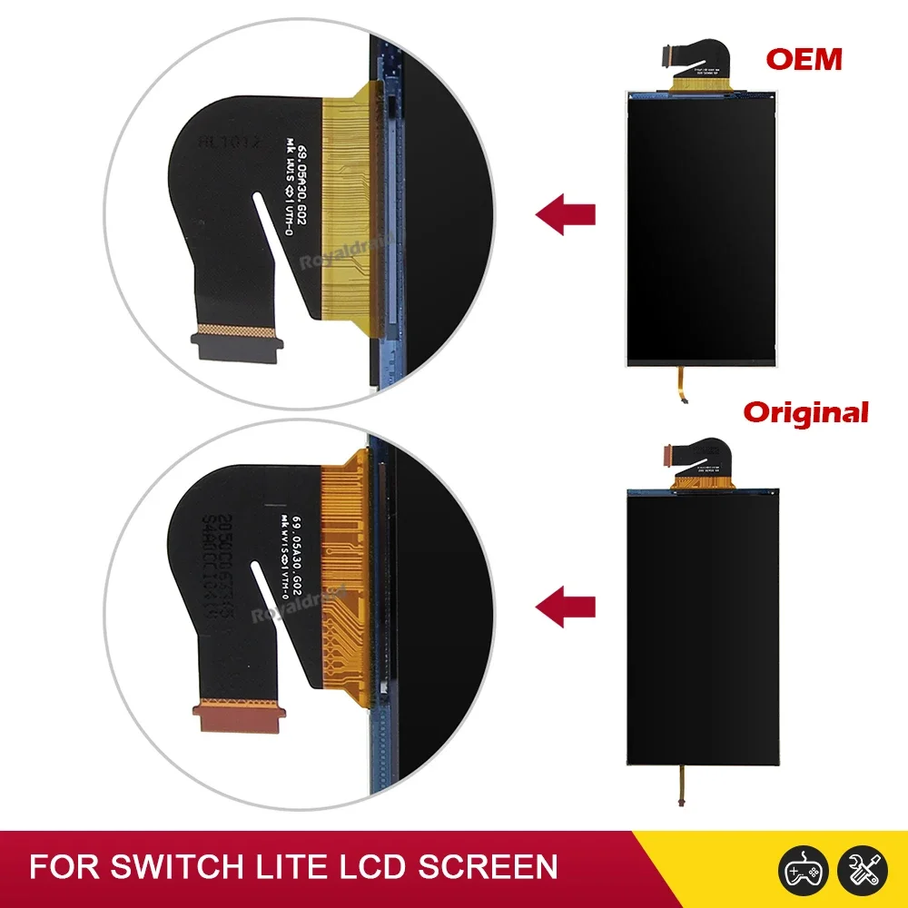 LCD Display Screen Replacement for Nintendo Switch Lite