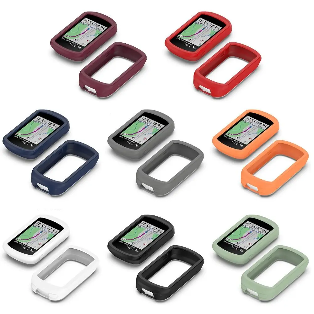 Silicone Protector Case For Garmin Explore 2 Bicycle Computer Cycling Protective Cover Bumper Anti-collision Shell Accessories