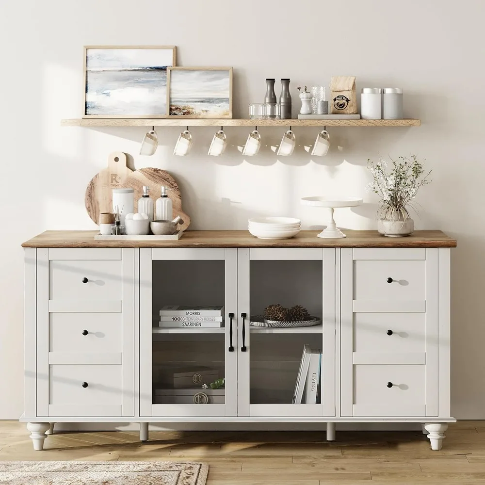 

living room cabinets,with Glass Door,Wood Coffee Bar Tables, Accent Sideboard Storage Cabinet Table Dining Room,sideboards