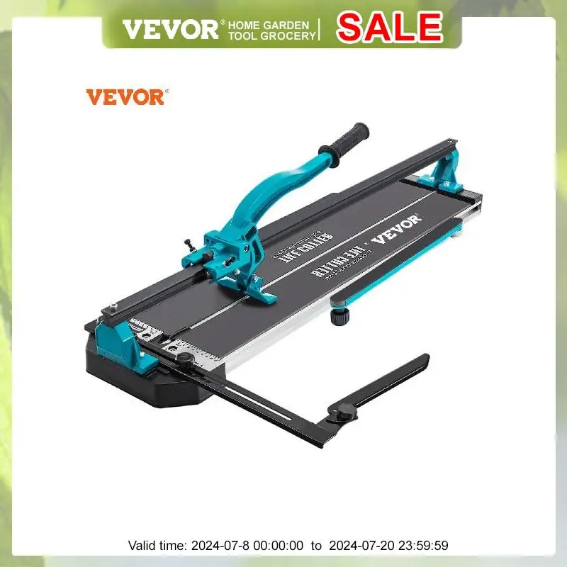 VEVOR Manual Tile Cutter Porcelain Ceramic Tile Cutter with Tungsten Carbide Cutting Wheel Infrared Positioning Durable Rails