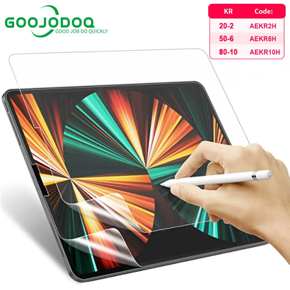 Like Paper Screen Protector For Ipad Pro 11 2021 12.9 12 9 For Ipad Air 4 8th 7th Ipad Mini 6 4