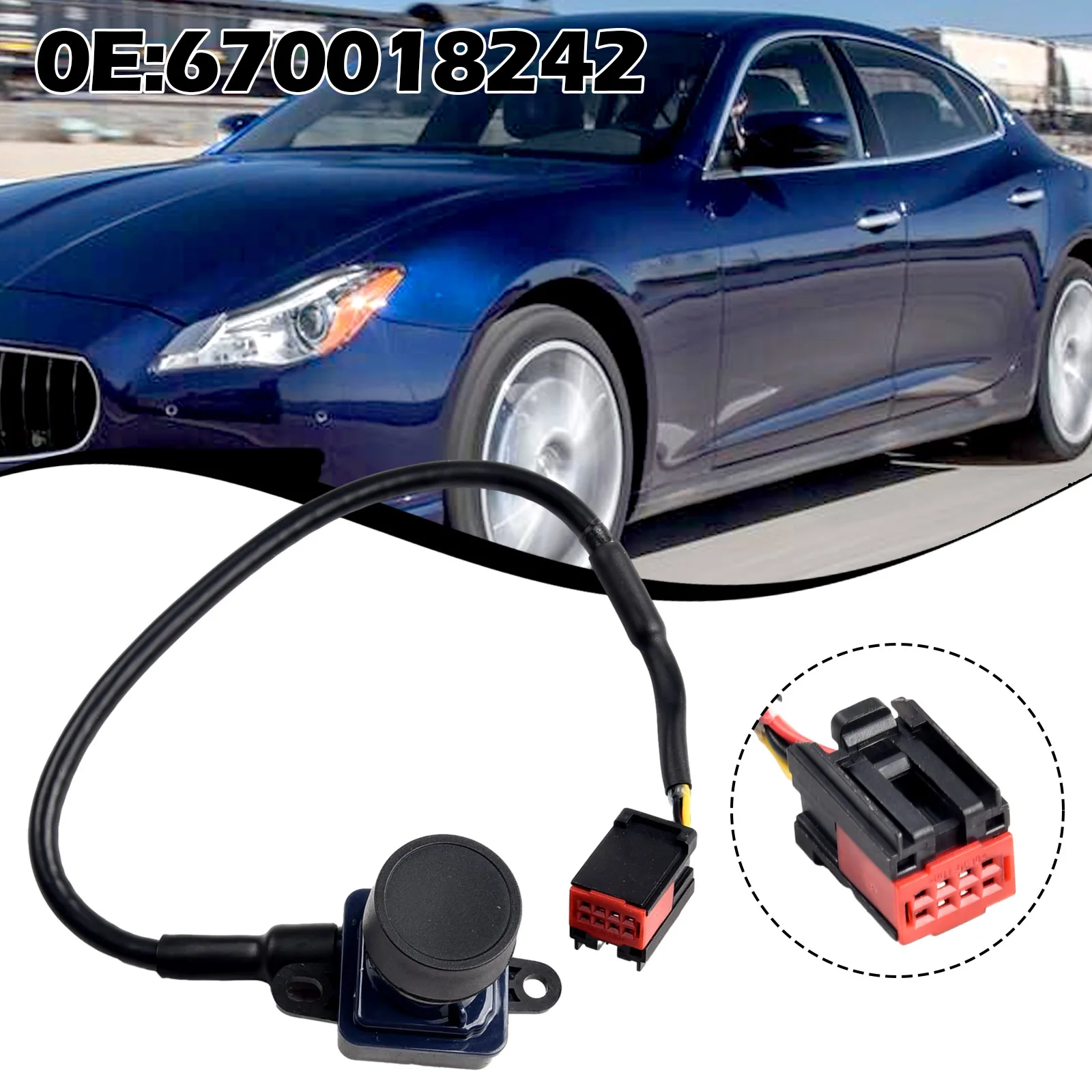 

Автомобильная камера заднего вида, камера заднего вида 670018242 HD для парковки в багажнике для автомобильной камеры Maserati 2010-2016