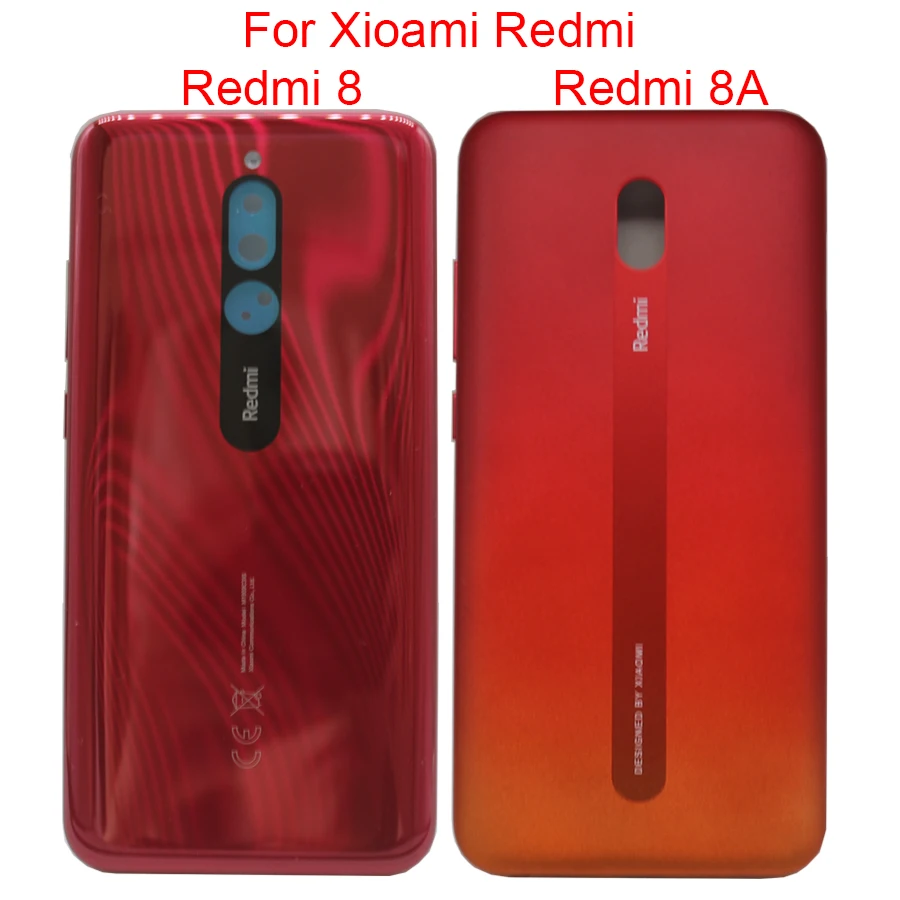 

15 шт. Новинка для Xiaomi Redmi 8 8a Крышка батарейного отсека задняя стеклянная панель задний корпус для Redmi 8 Redmi 8A задняя крышка батарейного отсека
