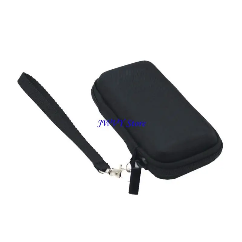 Durable Black/Gray EVA Carrying Case with Mesh Pocket