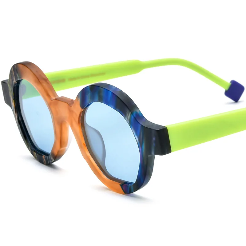 Sunglasses for Men Women Frosted Acetate irregular Driving Glasses High Quality Creative Fashion Designer Personalized Glasses