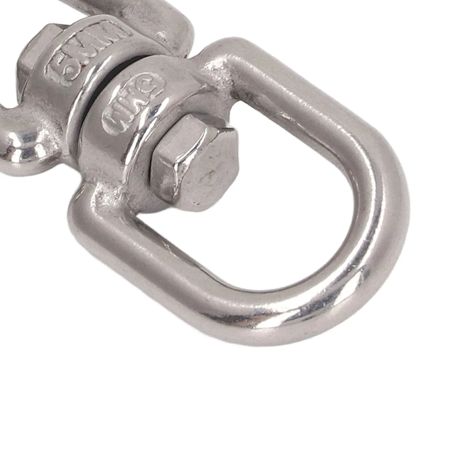 Rolling Shackle Device Sturdy Construction 304 Stainless Steel Heavy Duty Double Jaw Shackle For Yoga Chair For Climbing Rope double jaw shackle