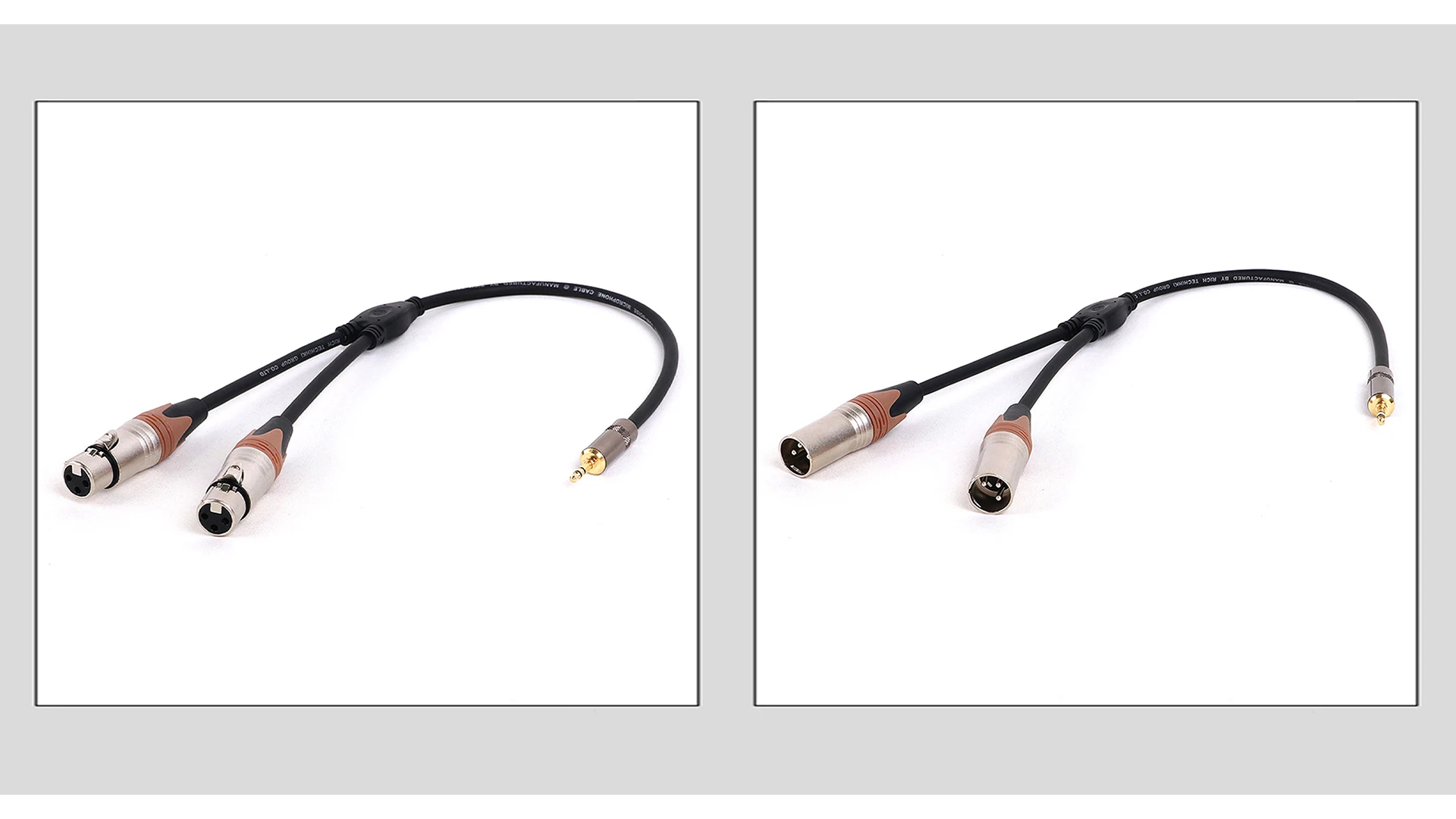 Buntes 3-poliges weibliches/männliches xlr bis 3,5 (0,3mm) trs-Buchse unausgeglichenes Mikrofon kabel Mikrofon kabel für dynamisches Mikrofon 0,5 m-m – Detail 9