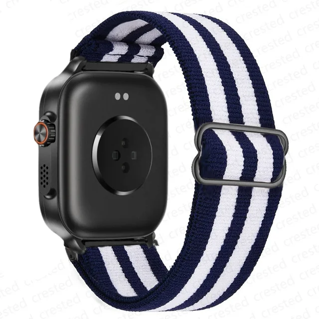 Adjustable Nylon Elastic 22mm Watch Strap Replacement Bracelet
