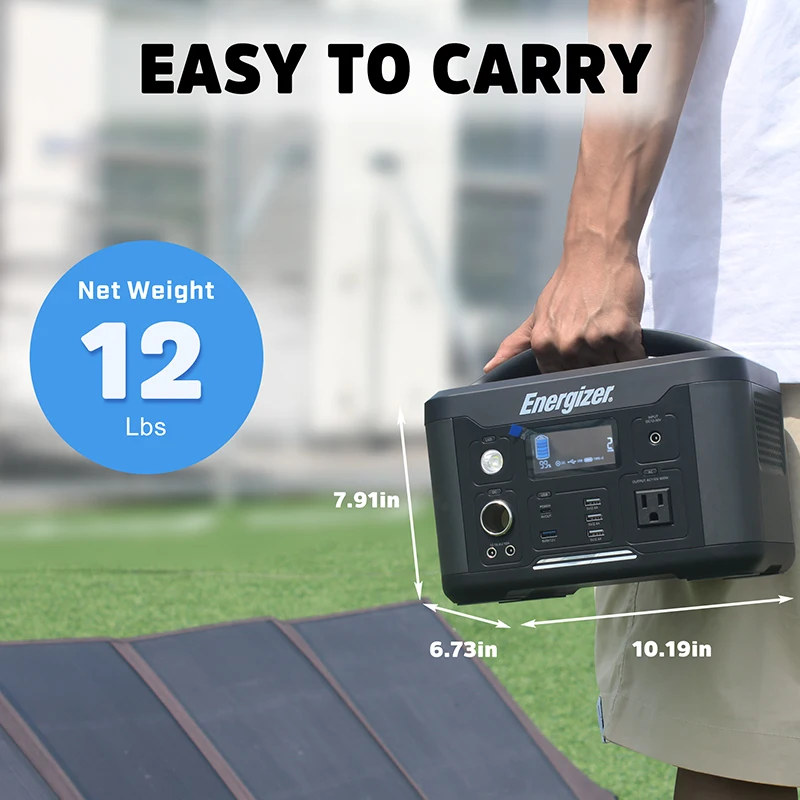 POWERWIN PPS700 Portable Power Station 626Wh/600W Energizer Solar Generator PD60W 4 USB Output Lithium-ion Battery Energy Supply images - 6