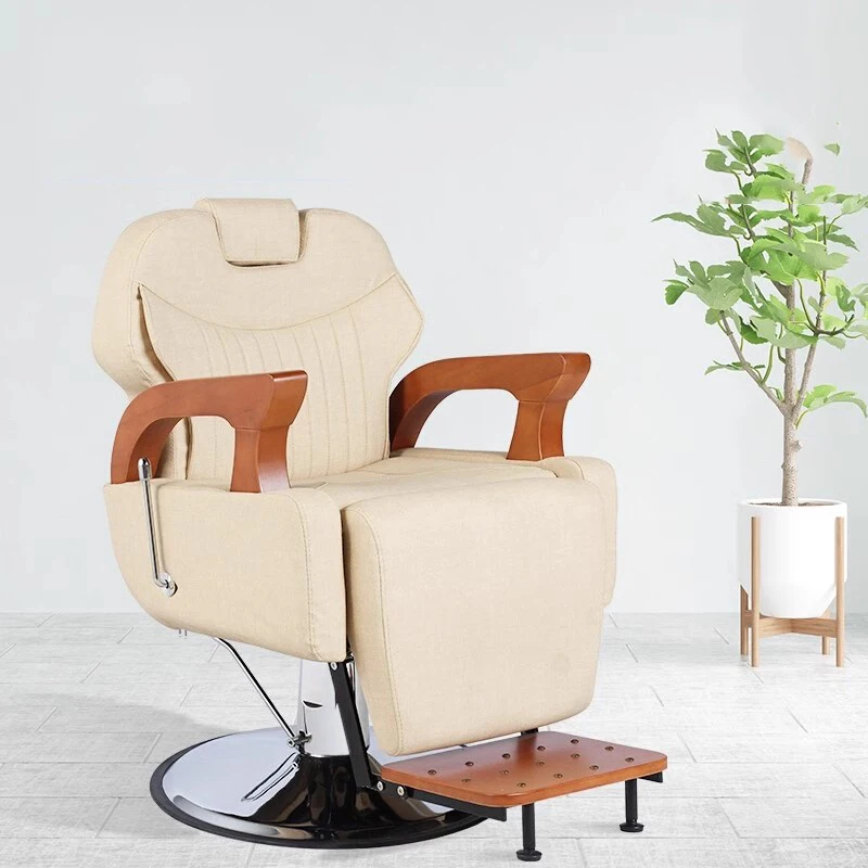 Recliner Professional Barber Chair Beauty Salon Hairdressing Nail Tech Chairs Makeup Taburete Con Ruedas Garden Furniture professional pedicure chair reclining armchair manicure luxury nail tech chairs leather taburete ruedas barbershop furniture