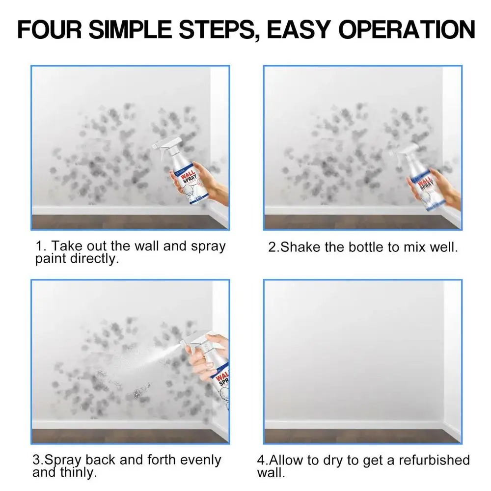 Description Picture 6 of itemSpray Paint for Wall Cover Spray Paint Harmless White Paint No Color Difference Safe Home Improvement