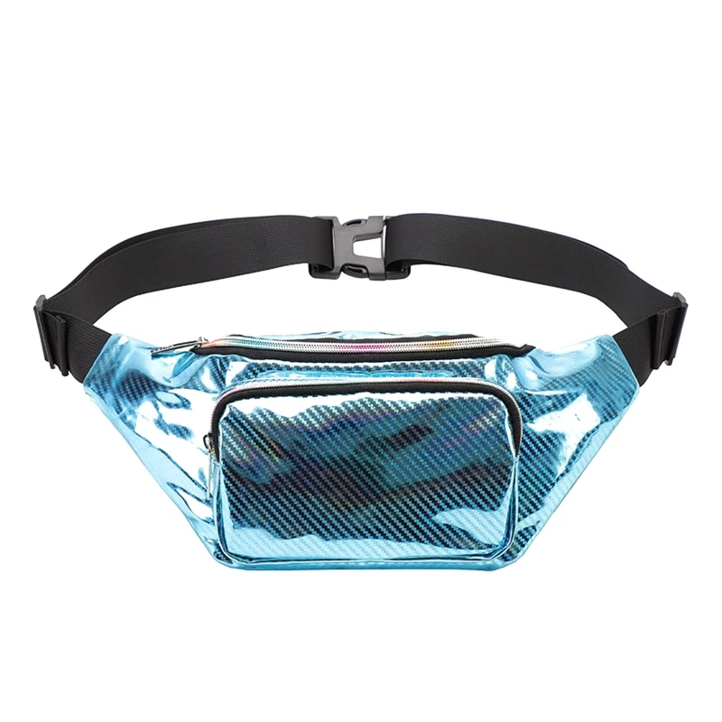 Fanny Pack Waist Bags Fashion Phone PVC Chest Bag for Women