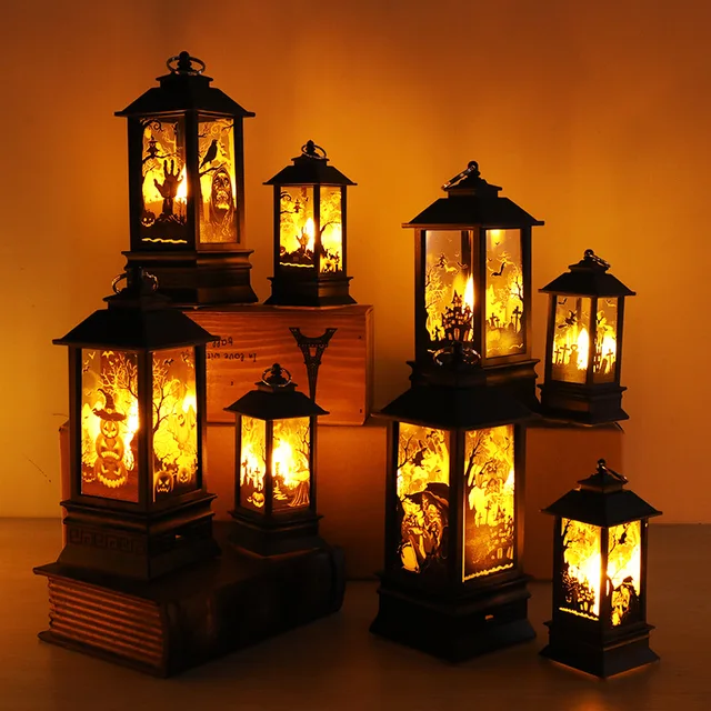Halloween Small Night Light - Pumpkin, Ghost, Witch, Castle, Dead Party Favor Lamp - Image 2
