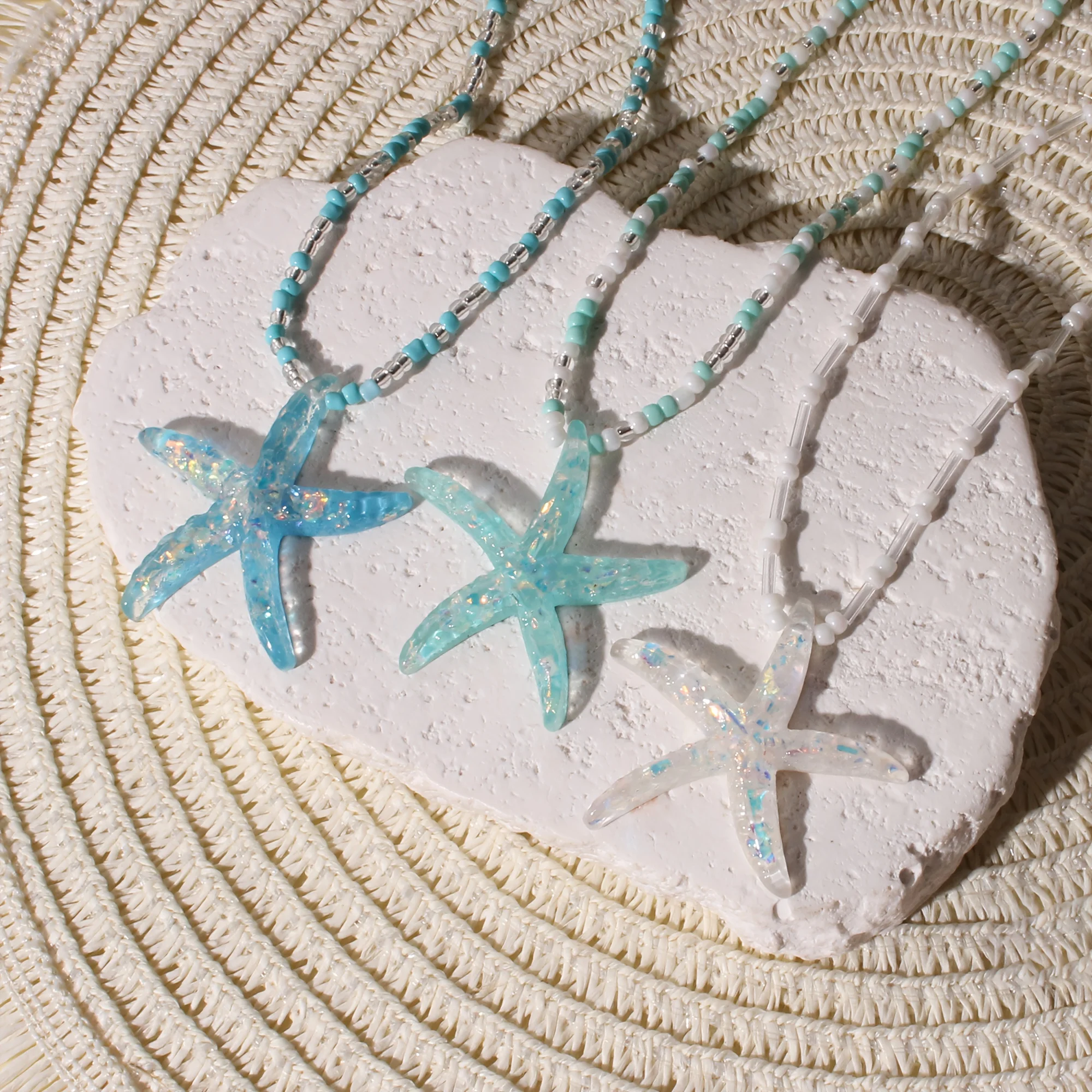 Glittering Lagoon Starfish Necklace S2c74ff4321c94336b6205e0a5f028c8et
