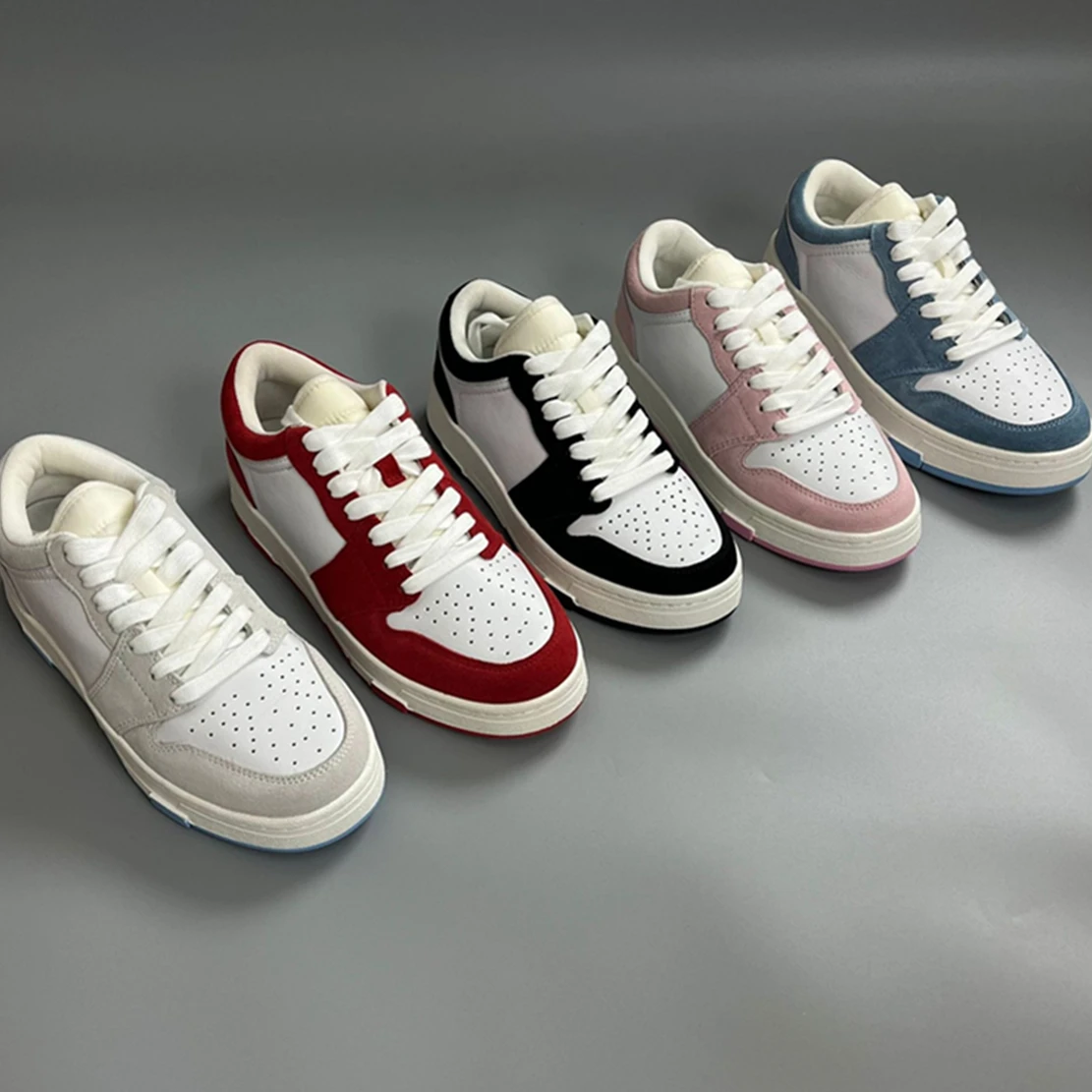 Maxdutti Vintage Sneakers Lovers Patchwork Comfortable Women For 2024 SS Genuine Leather Soft  Casual Flat Shoes