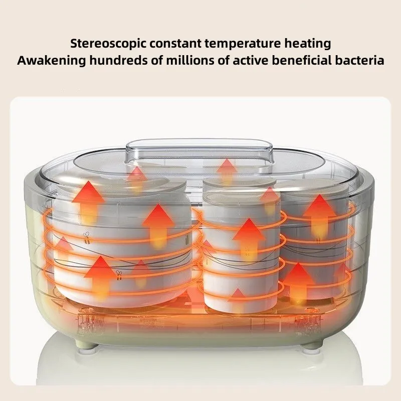 Yogurt Makers Household Rice Wine Machine Small Multifunctional Yogurt Fermentation Bacteria Natto Pickle Machine SNJ-C10P2