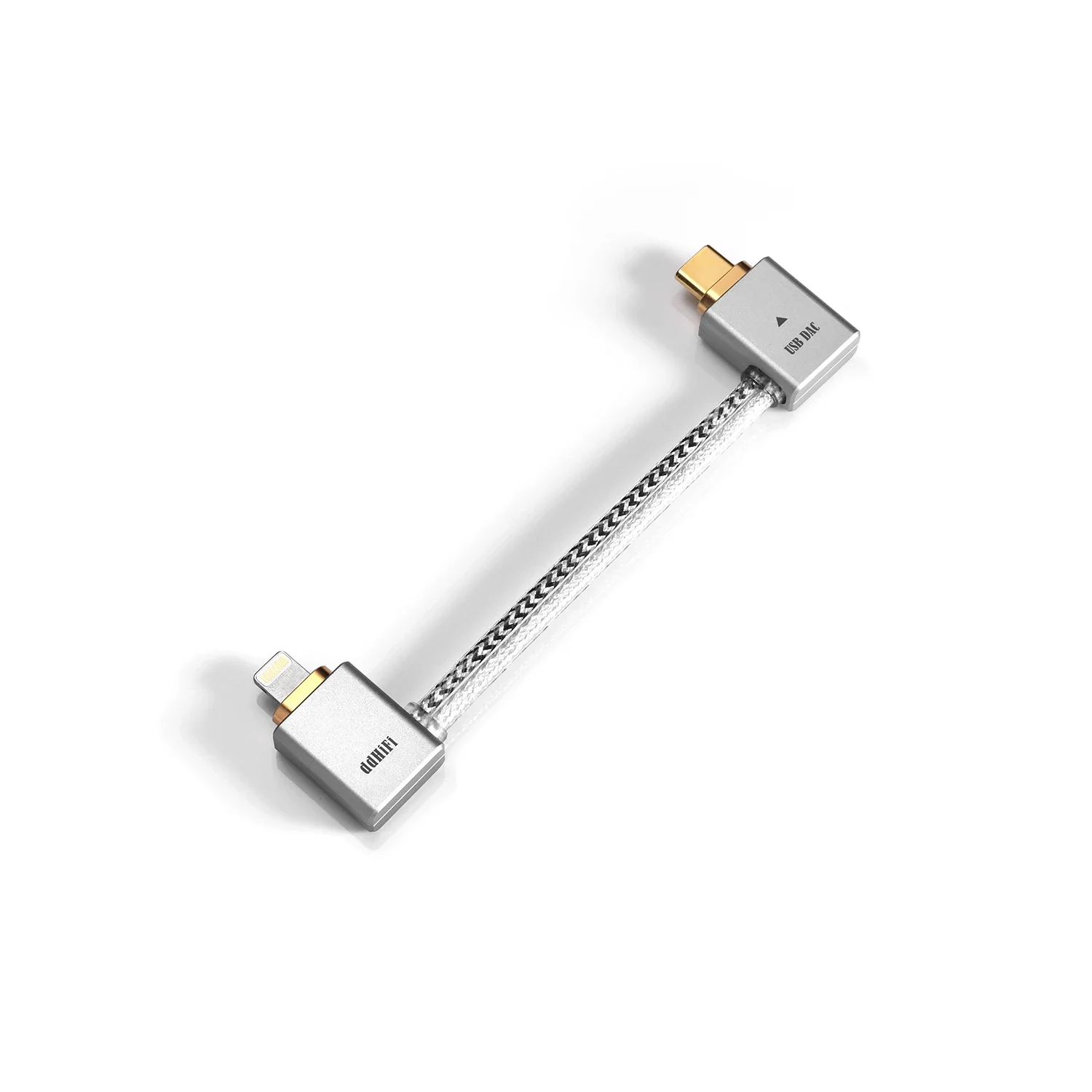 OTG Adapter Pre-order DDHiFi TC09L/MFi09L USB-C / Lightning to USB-C L-Shaped OTG Cable Reverse Connection Can Be Used for Charging