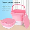 2024 New Washing Machine For Clothes With Dryer Bucket Washing For Socks Underwear Mini Washing Machine With Drying Centrifuge 2