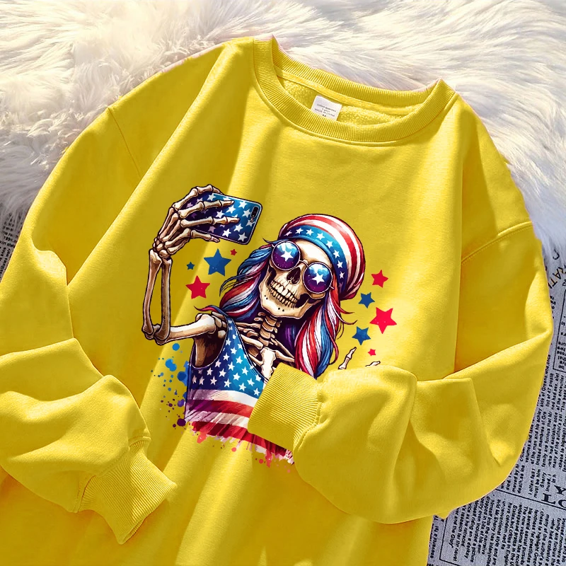 Photo Of A Beautiful Skeleton Person Man Sweatshirt Street Oversize Warm Hoodies Loose Casual Fleece Hoodie Hip Hop S-Xxl Mens