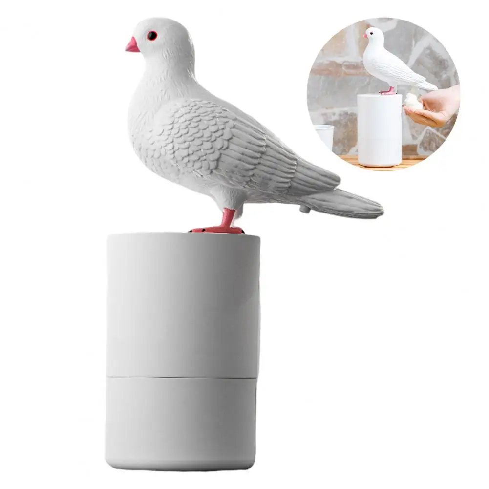300ml Funny Cute Pigeon Soap Dispenser Automatic Foam Hand Washer Fine Foam Automatic Sensing Liquid Soap Dispenser 5