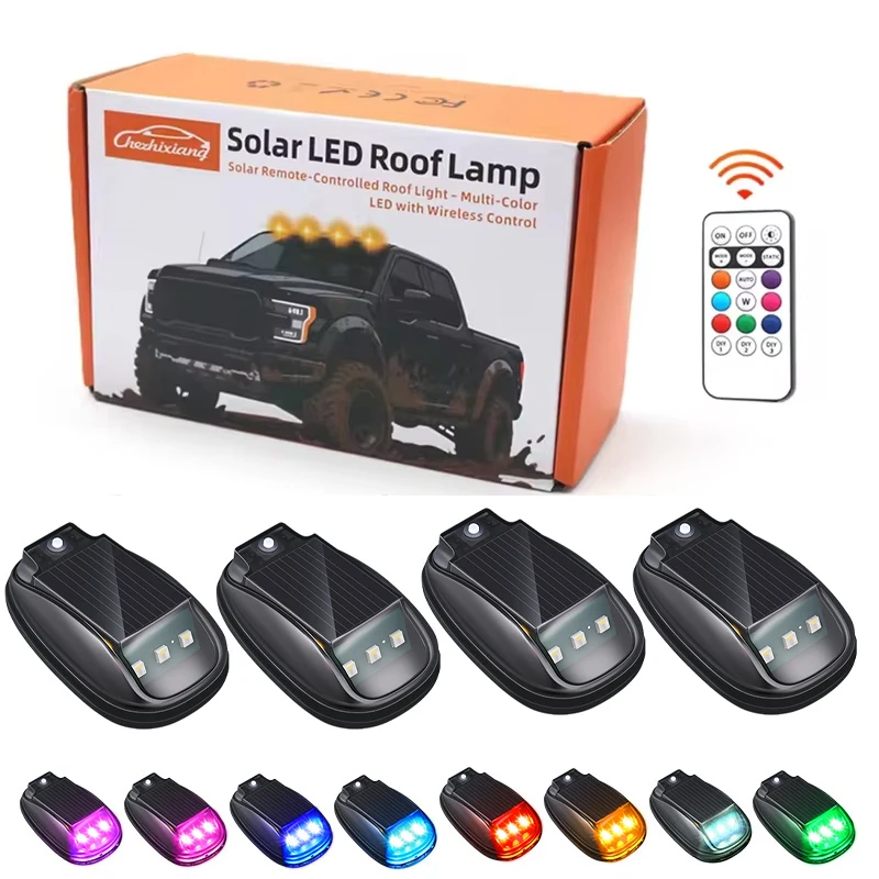 RGB Led Strobe lights Solar Powered Aircraft Airplane Helicopter Warning Lights Wireless LED Flash Car Motorcycle