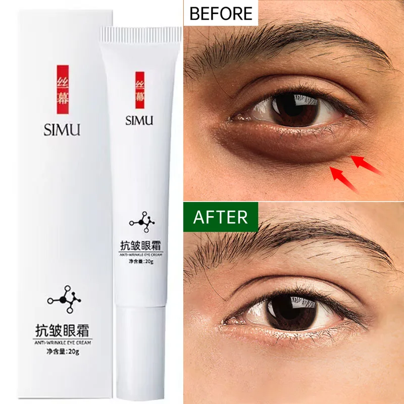 Instant Wrinkle Removal Eye Cream Anti Aging Remove Dark Circles Eyes Bags Puffiness Fade Fine Lines Tighten Massage Korean Care