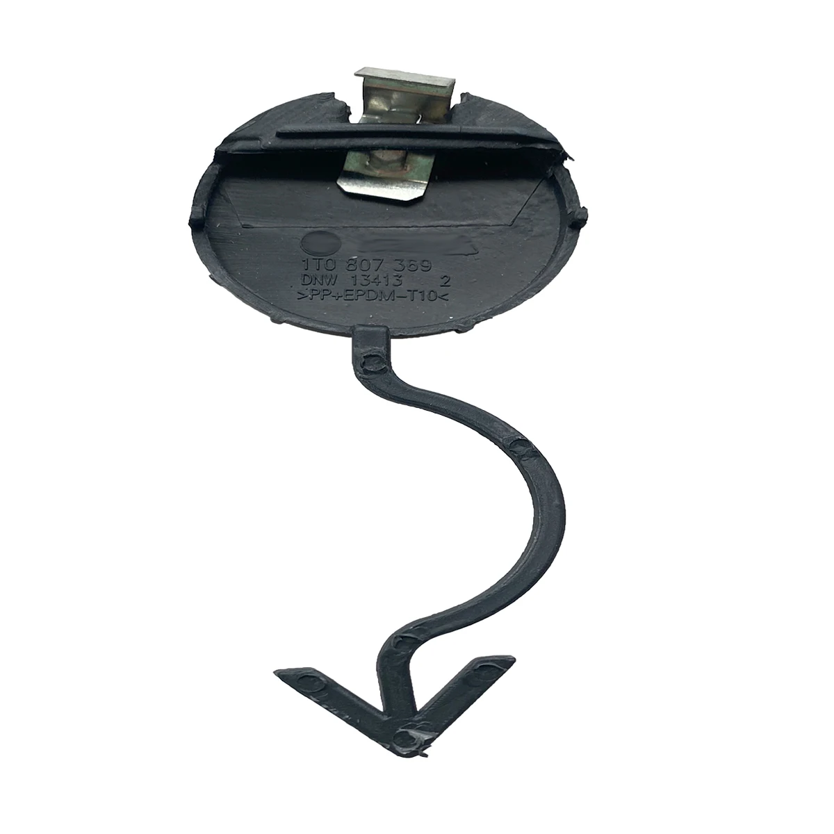 Nuovo Nero Paraurti Posteriore Rimorchio Tractive Hook Plate Cap Cover Per Vw Touran 2003 - 2007 2008 2009 - 2015 1 T0807369 1 T0 807 369