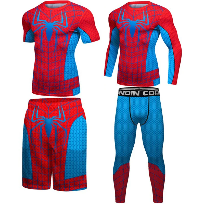 

Boxing Set MMA Compression Jerseys Pants Bjj Rashguard T-shirt KickBoxing Tight T-Shirts Trousers MMA Shorts Muay Thai Clothing