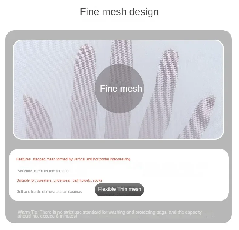 Description Picture 4 of itemWhite Durable Large Washing Laundry Bag Mesh Organizer Net Dirty Bra Socks Underwear Shoe Storag Wash Machine Cover Clothes